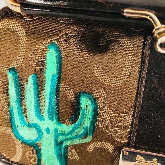 CELINE X ANTICULTURE Wallet Snake Cactus Horse - Picture 10 of 14